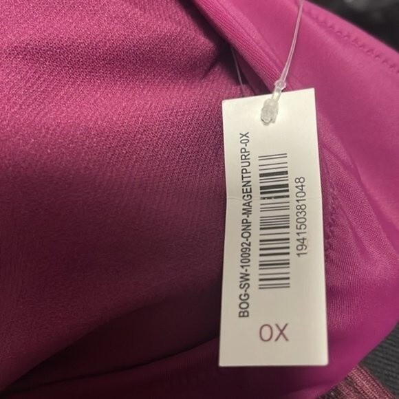 NWT Adore Me Monroe Contour Plus Magenta Purple One Piece Swimsuit Swim Suit 0X - Picture 5 of 8